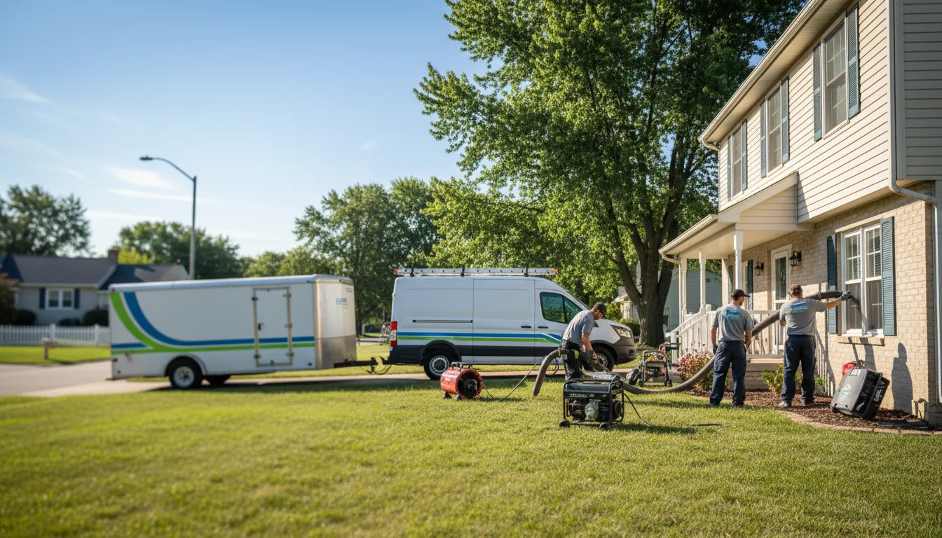 Flooded Basement Restoration And Cleanup With Repair in Greenville, IA near me